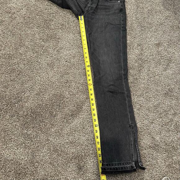 EB DENIM Women's Slit Hem High-Rise Straight Leg Jeans Size 25 In Grade School - Picture 10 of 13